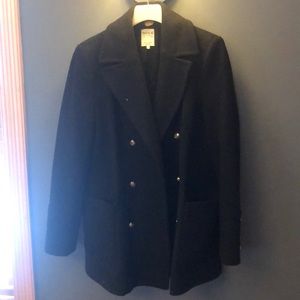 Gorgeous black pea coat